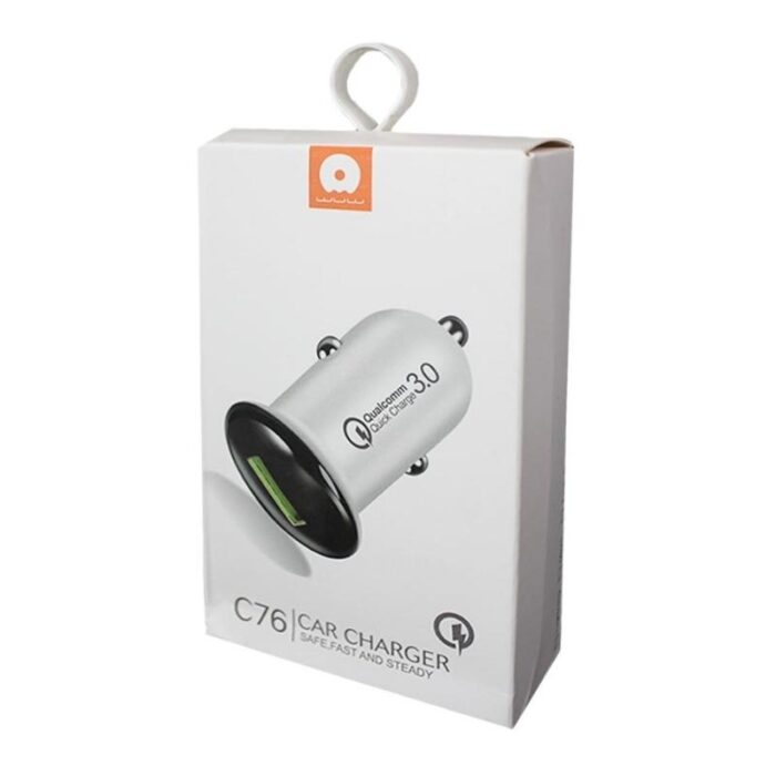 WUW C76 QC 3.0 Fast Quick Car Charger - Image 3