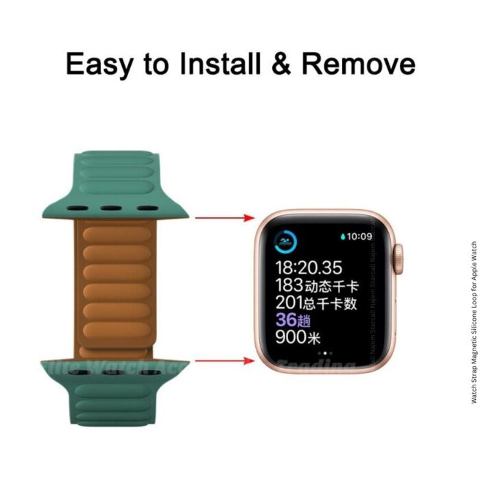 Watch Strap Magnetic Silicone Loop for Apple Watch - Image 3
