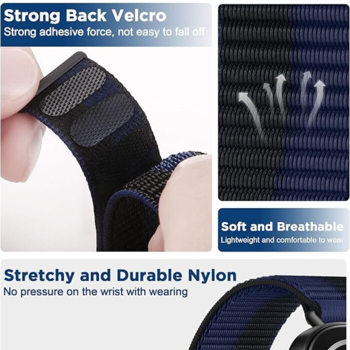 Woven Nylon Strap for Huawei Watch Fit 3 - Image 3
