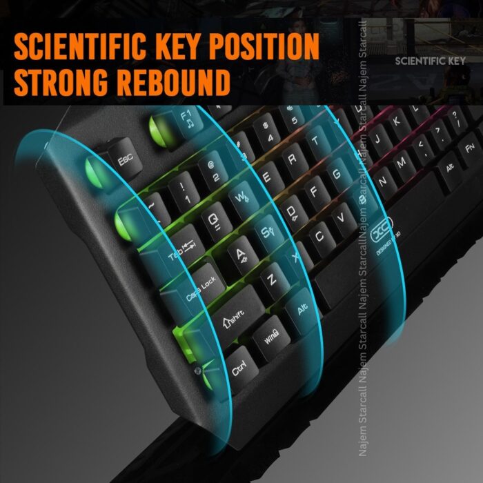 XO KB-01 RGB Gaming Keyboard - Image 3