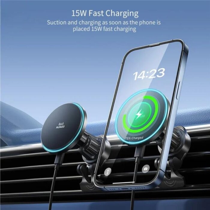 XUNDD 15W Magnetic Car Wireless Charging XDCH-081 - Image 2