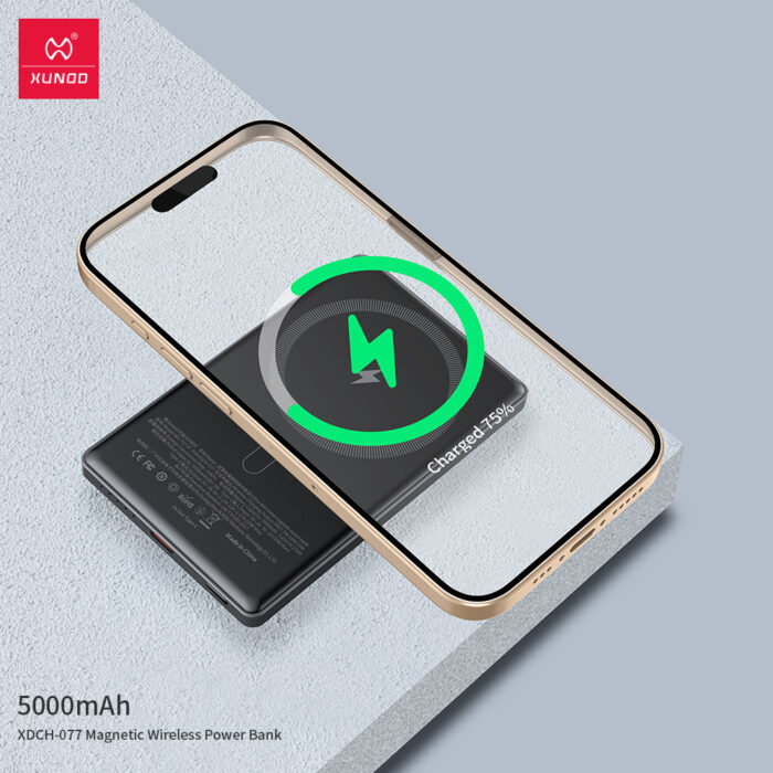 Xundd Magnetic Wireless Power Bank 5000mAh XDCH-077 - Image 3