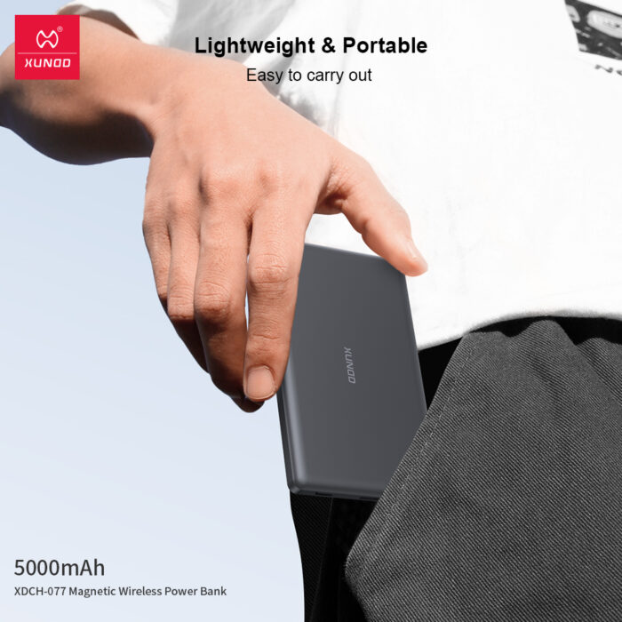 Xundd Magnetic Wireless Power Bank 5000mAh XDCH-077 - Image 5