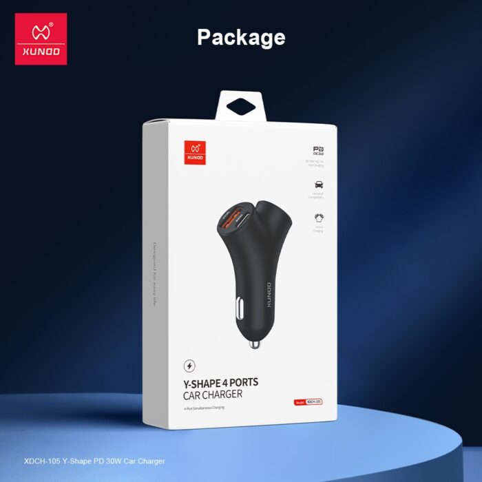 Xundd XDCH-105 Y-Shape PD 30W Car Charger - Image 8