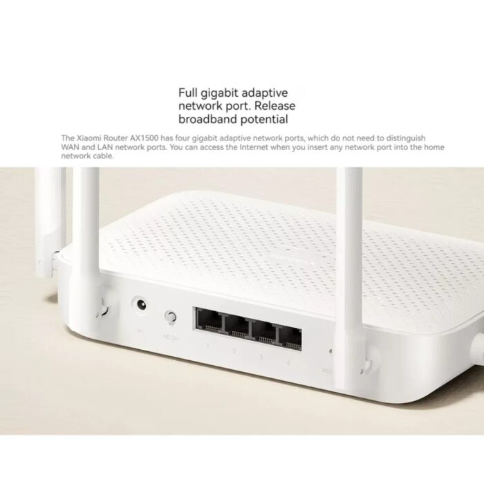 Xiaomi Router AX1500 WiFi 6 - Image 3