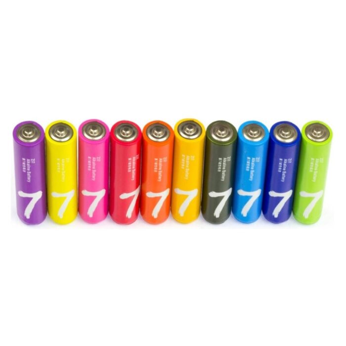 Xiaomi Z17 Alkaline Rainbow Batteries AAA 10 Pcs - Image 2