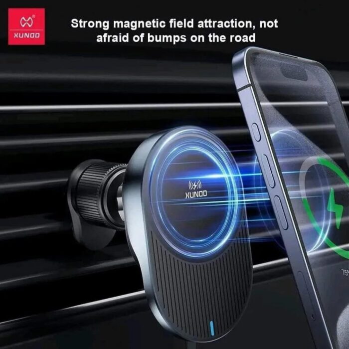 Xundd 15W Magnetic Car Wireless Charger XDCH-076 - Image 3