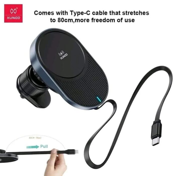 Xundd 15W Magnetic Car Wireless Charger XDCH-076 - Image 6