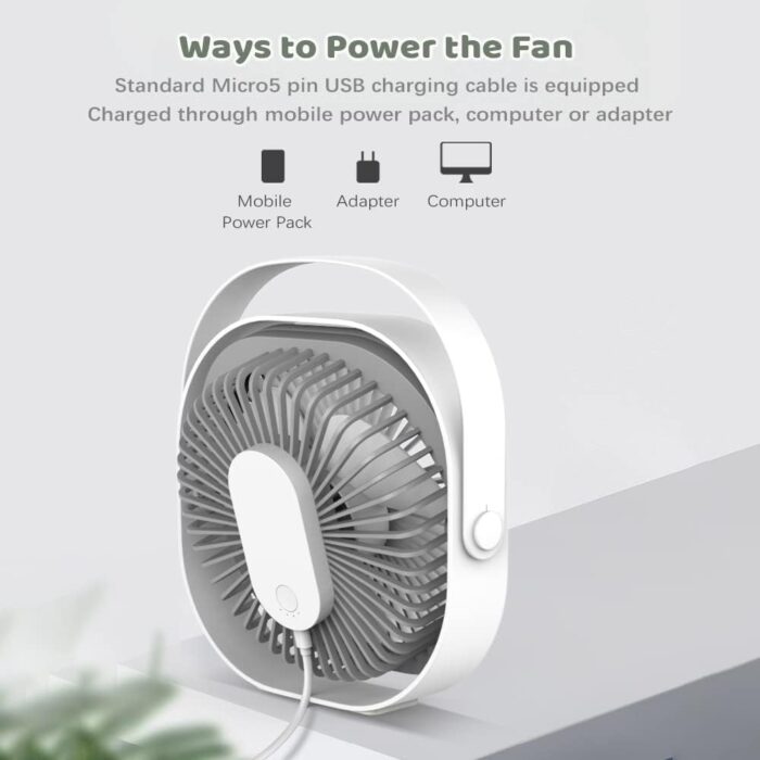 Xundd Desktop Fan M102 - Image 4