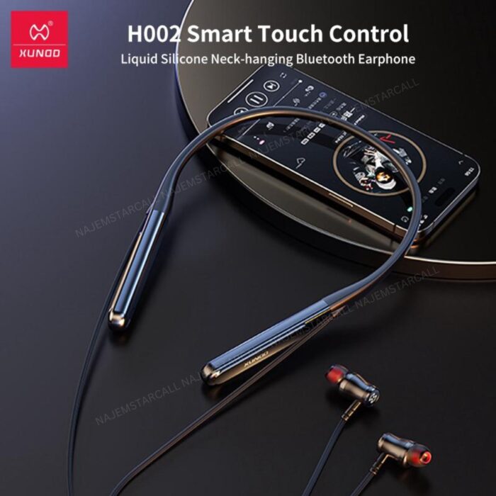 Xundd Liquid Silicone Neckband Earphone H002 - Image 6