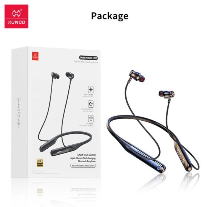 Xundd Liquid Silicone Neckband Earphone H002 - Image 11