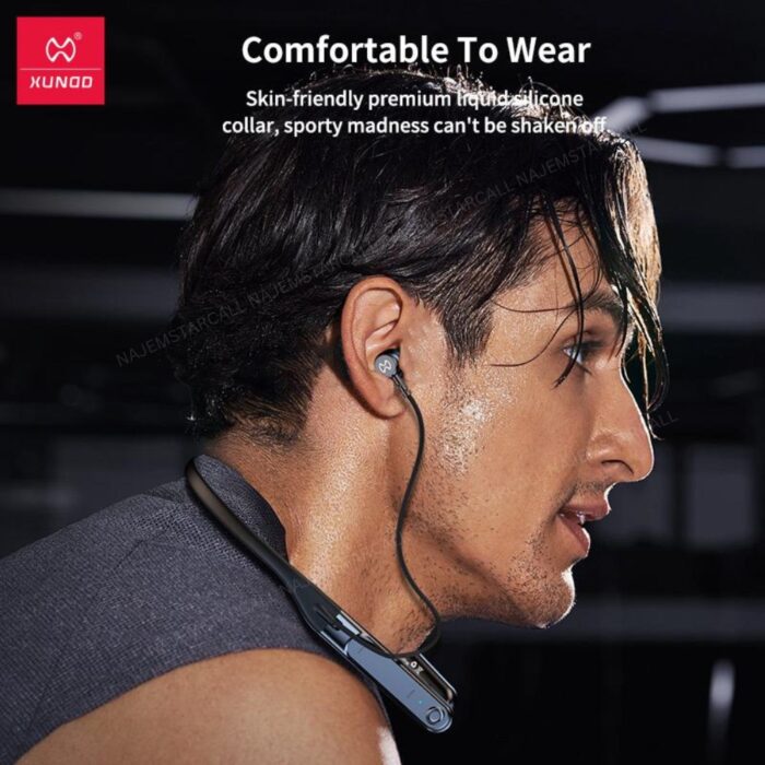 Xundd Liquid Silicone Neckband Earphone H002 - Image 3