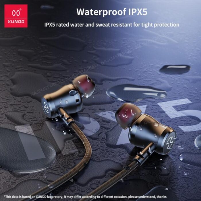 Xundd Liquid Silicone Neckband Earphone H002 - Image 7