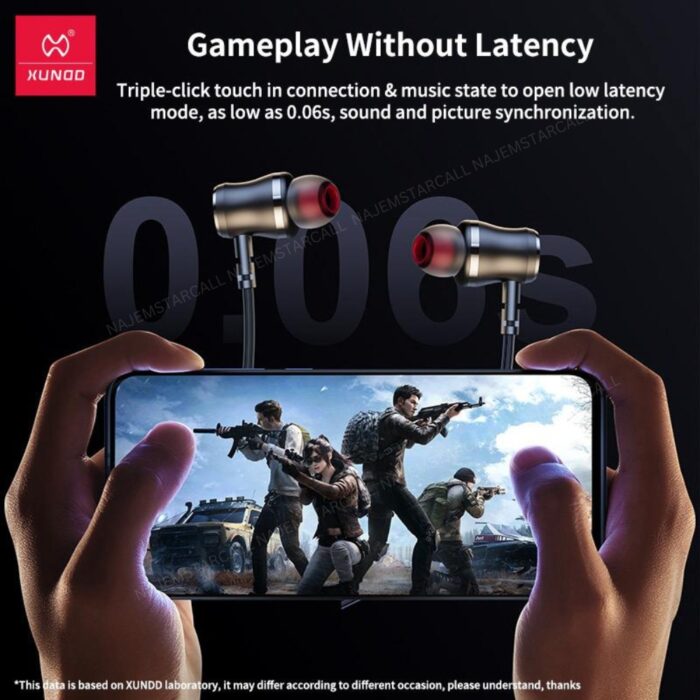 Xundd Liquid Silicone Neckband Earphone H002 - Image 5