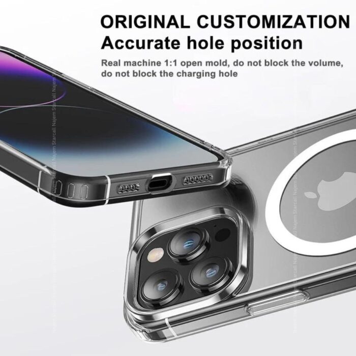 Xundd MagSafe Crystal Clear Case for iPhone 15 Pro - Image 2