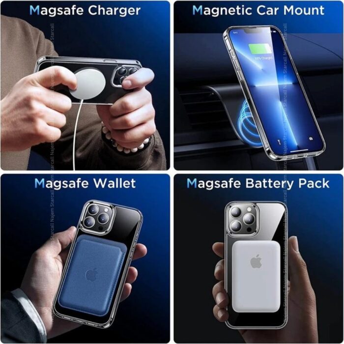 Xundd MagSafe Crystal Clear Case for iPhone 15 Pro - Image 3