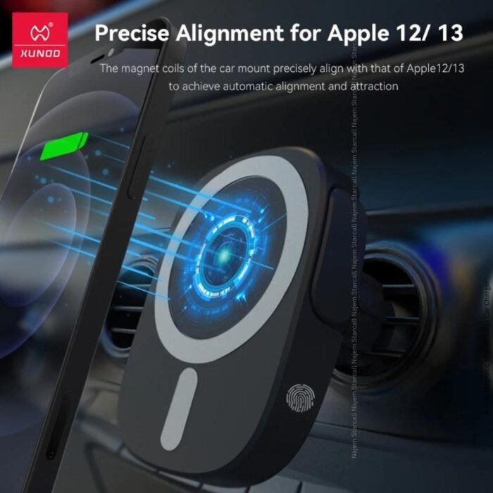 Xundd Magnetic 15W Wireless Car Charger - Image 2