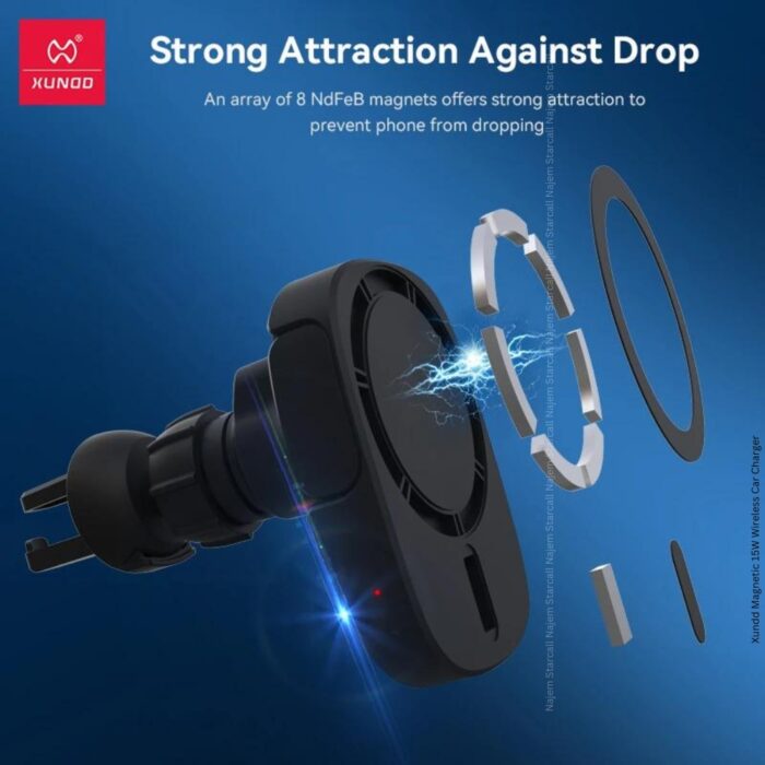 Xundd Magnetic 15W Wireless Car Charger - Image 4
