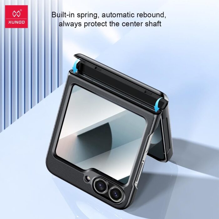 Xundd Roc Vegan Leather Case for Samsung Z Flip 6 - Image 2