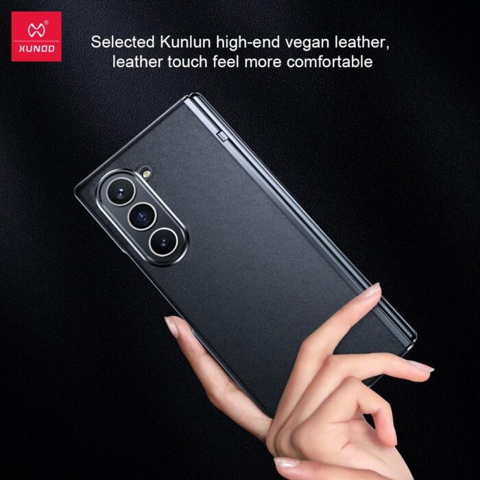 Xundd Roc Vegan Leather Case for Samsung Z Fold 6 - Image 2