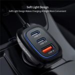 Xundd Self Cable with 3 Port Car Charger XDCH-080 - Image 4