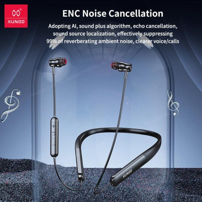 Xundd Ultra-long Battery Life Neckband Earphone H001 - Image 3