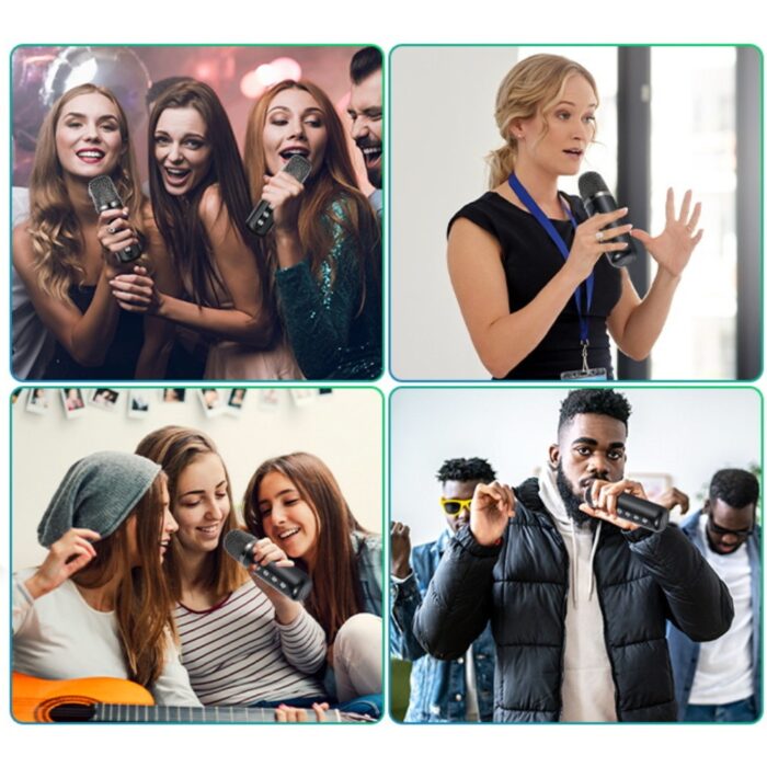 Xundd Wireless Karaoke Speaker Dual Microphone YS-219 - Image 2