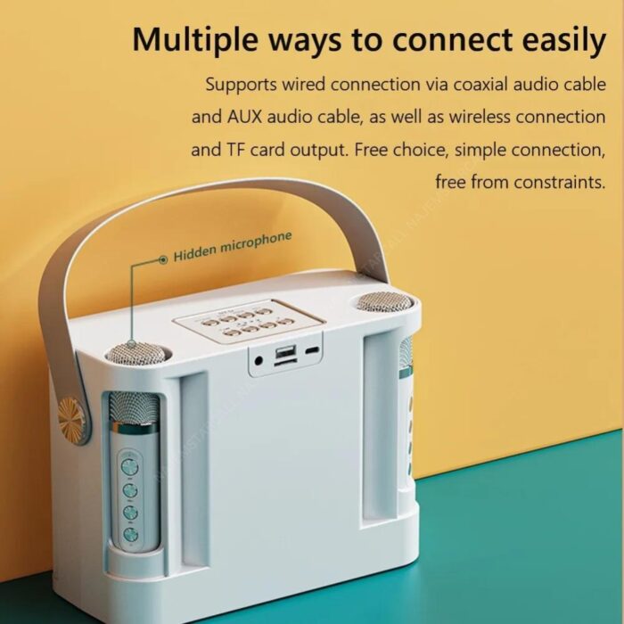 Xundd Wireless Karaoke Speaker Dual Microphone YS-219 - Image 7