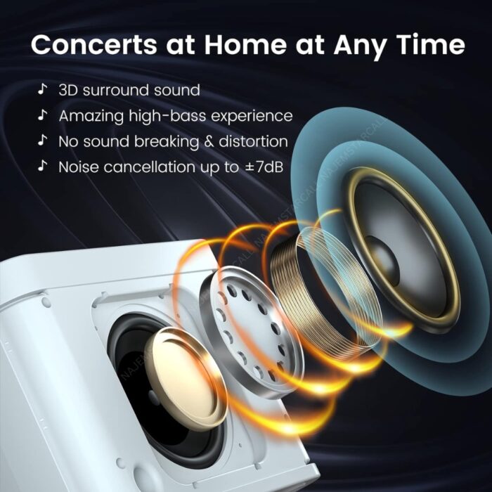 Xundd Wireless Karaoke Speaker Dual Microphone YS-219 - Image 5
