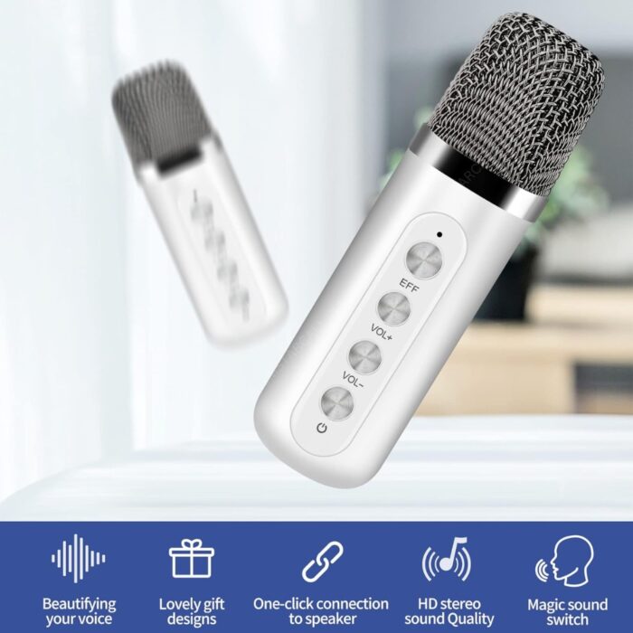 Xundd Wireless Karaoke Speaker Dual Microphone YS-219 - Image 4