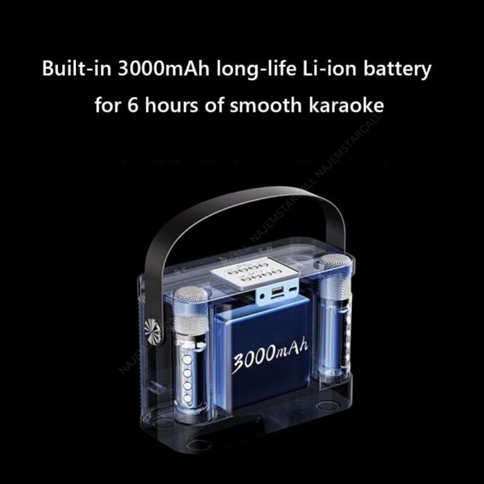 Xundd Wireless Karaoke Speaker Dual Microphone YS-219 - Image 6