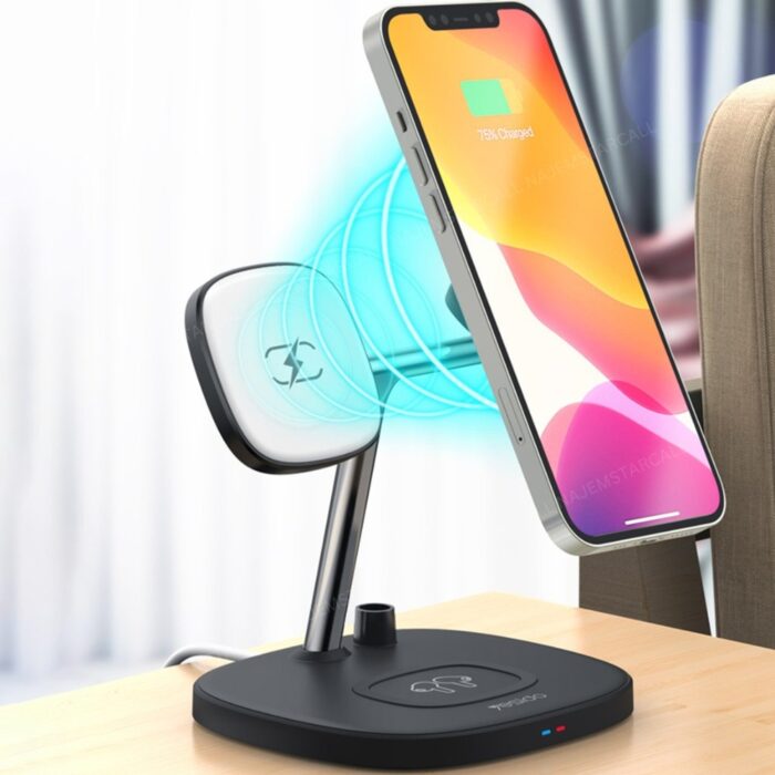 Yesido 15W 4 in 1 Wireless Charger Stand DS12 - Image 2