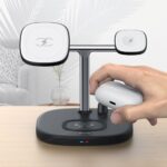 Yesido 15W 4 in 1 Wireless Charger Stand DS12 - Image 3