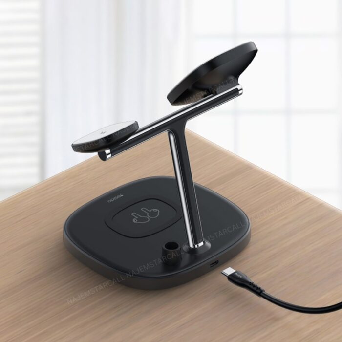 Yesido 15W 4 in 1 Wireless Charger Stand DS12 - Image 5