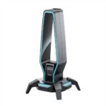 Yesido 3 in 1 Headset Stand with RCB Lights USB Hub Audio Adapter HB25