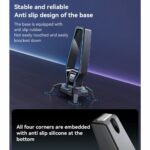 Yesido 3 in 1 Headset Stand with RCB Lights USB Hub Audio Adapter HB25 - Image 7