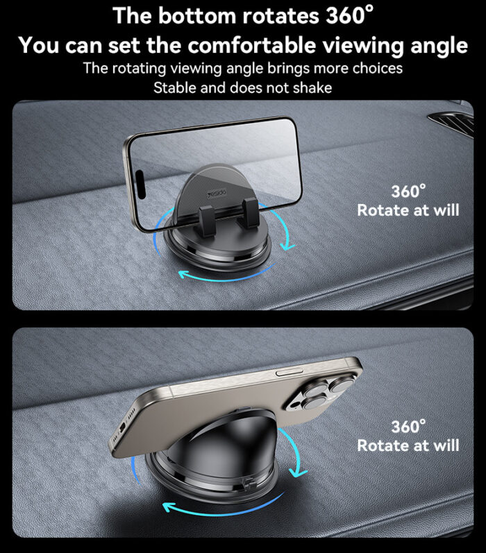 Yesido 360 Rotation Car Dashboard Phone Holder - Image 4