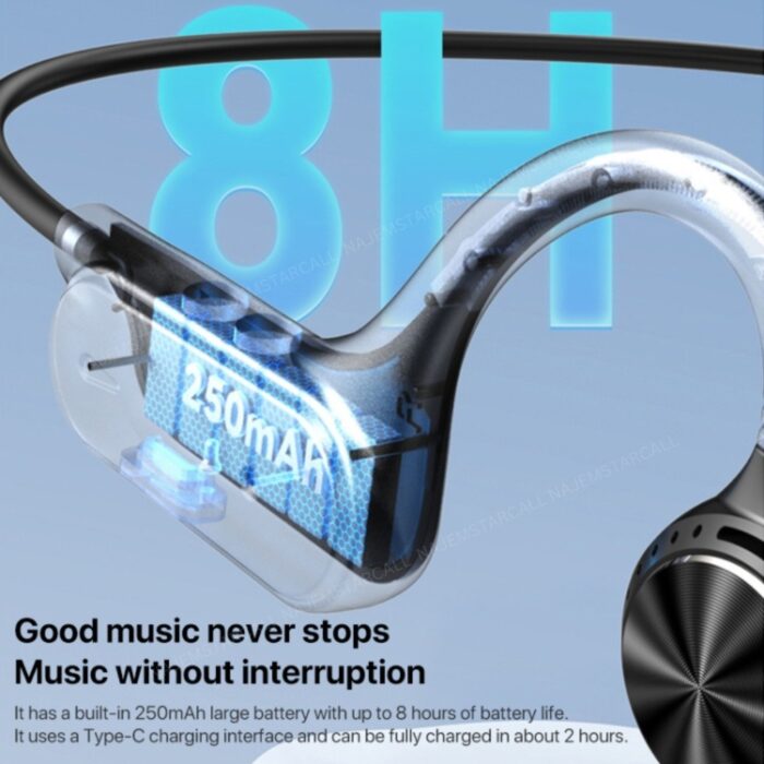 Yesido Bone Conduction Neckband Earphone YSP12 - Image 10