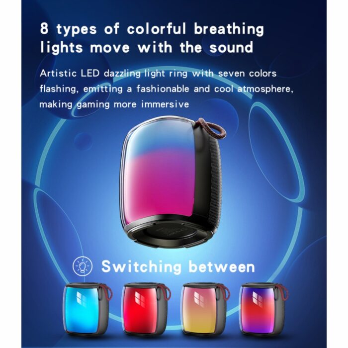 Yesido Colorful Lighting Bluetooth Speaker YSW20 - Image 3