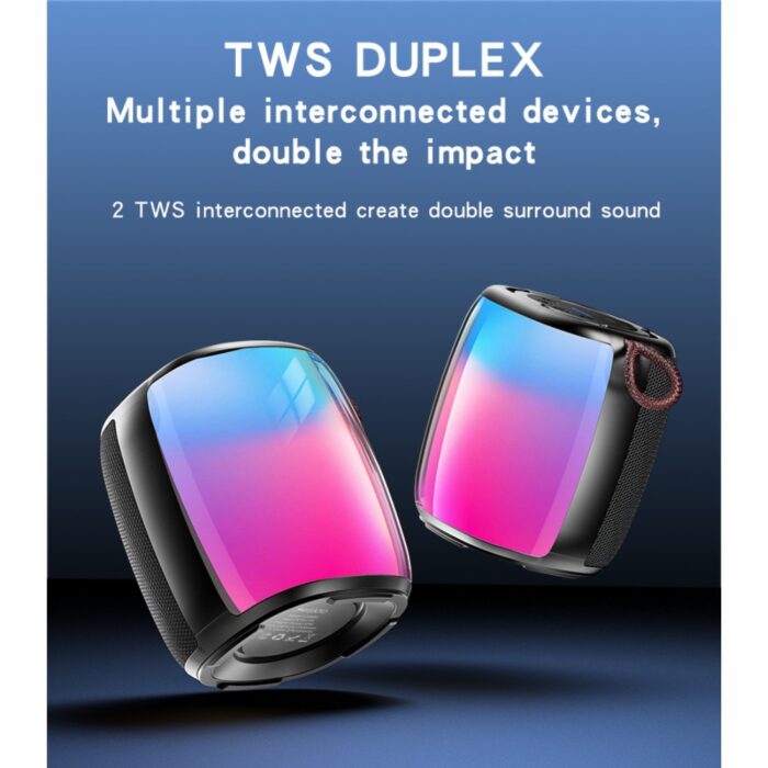 Yesido Colorful Lighting Bluetooth Speaker YSW20 - Image 5