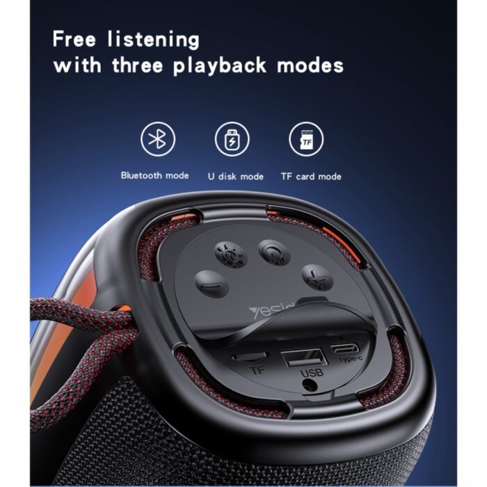 Yesido Colorful Lighting Bluetooth Speaker YSW20 - Image 6