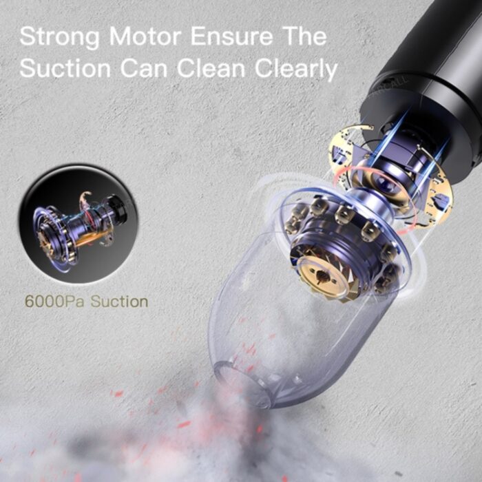 Yesido Cordless Car Vacuum Cleaner VC02 - Image 3