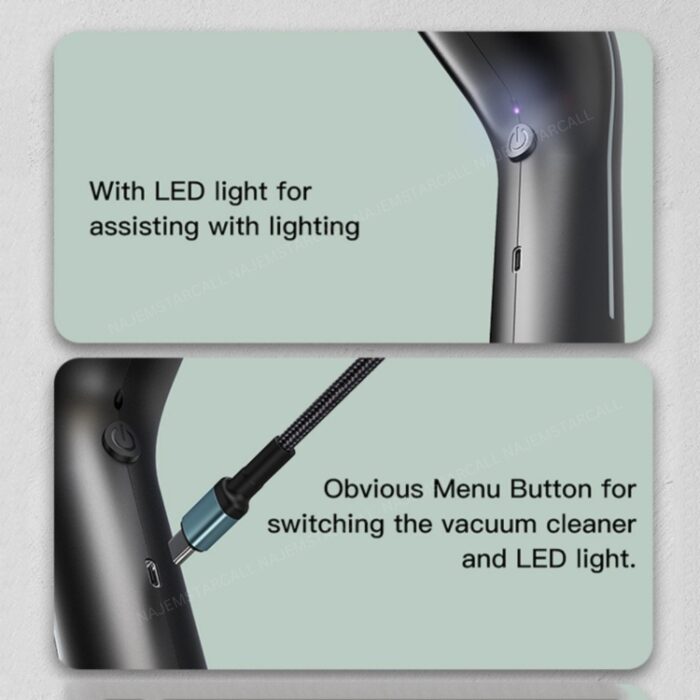 Yesido Cordless Car Vacuum Cleaner VC02 - Image 8