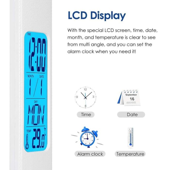 Yesido Desk Lamp with Wireless Charger and LCD Function DS20 - Image 2