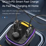 Yesido FM Transmitter with PD Car Charger Y45 - Image 5