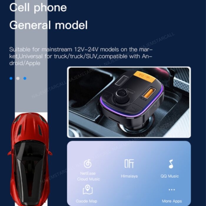 Yesido FM Transmitter with PD Car Charger Y45 - Image 9