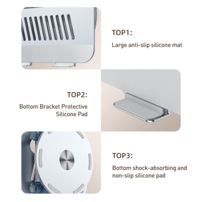 Yesido Foldable Laptop Swivel Stand LP06 - Image 7