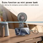 Yesido Foldable Silent Handheld USB Charging Fan YF10 - Image 10