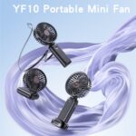 Yesido Foldable Silent Handheld USB Charging Fan YF10 - Image 3