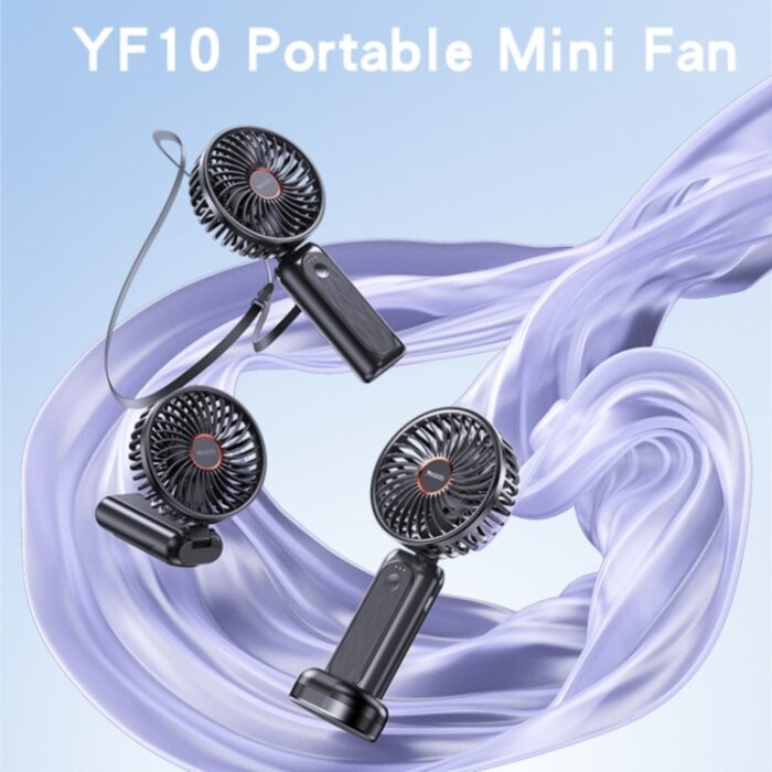 Yesido Foldable Silent Handheld USB Charging Fan YF10 - Image 3